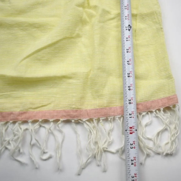 New $178 Joie Womens Small Marijan Cotton Yellow Above Knee Shift Dress - Picture 14 of 14